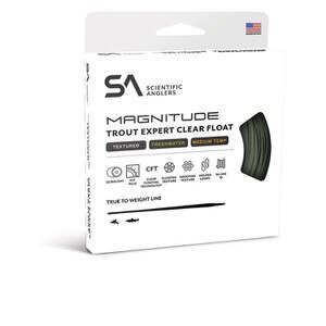 Scientific Anglers Magnitude Textured Trout Expert Fly Line 10' Clear Float Tip in Sage Green